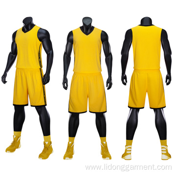 Latest Design Men Basketball Jersey Uniforms Shorts Set